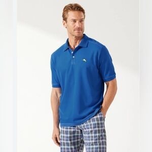Tommy Bahama IslandZone Turquoise Polo